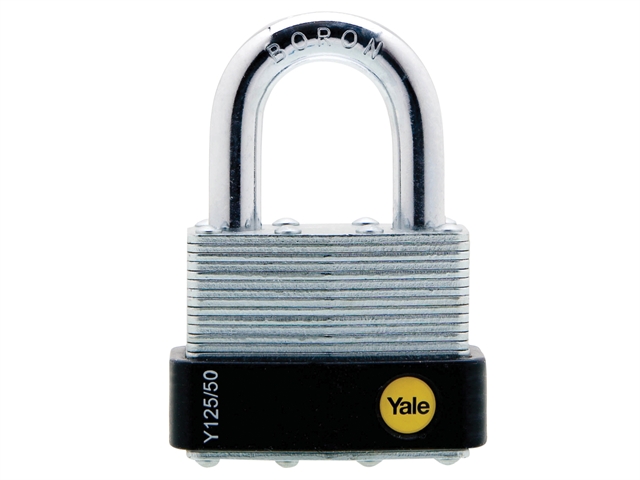 Yale Locks Y125 50mmLaminated Steel Padlock