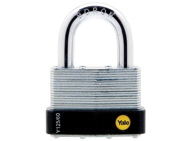 Yale Locks Y125 60mm Laminated Steel Padlock