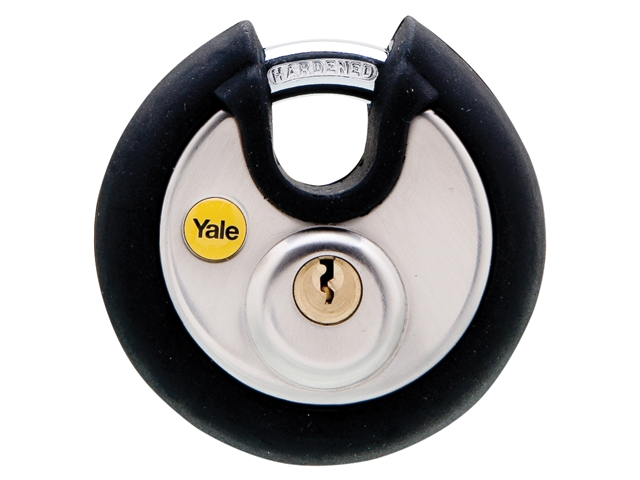 Yale Locks Y130 70mm Stainless Steel Disc Padlock