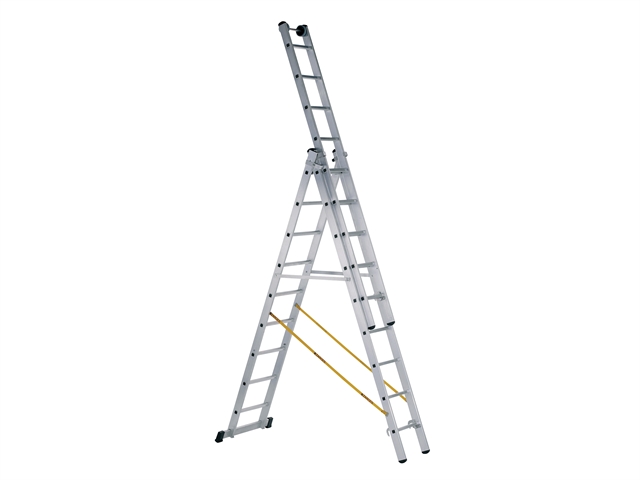 Zarges Skymaster Industrial 3-Part Combination Ladder 3 x 8 Rungs