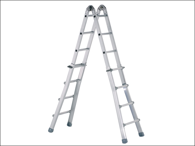 Zarges Industrial Telescopic Combination Ladder 4 x 4 Rungs