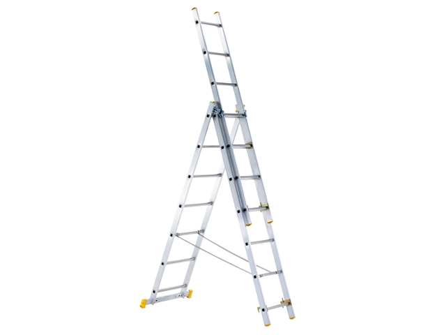 Zarges 3-Part Eurostar Combination Ladder 3 x 6 Rungs