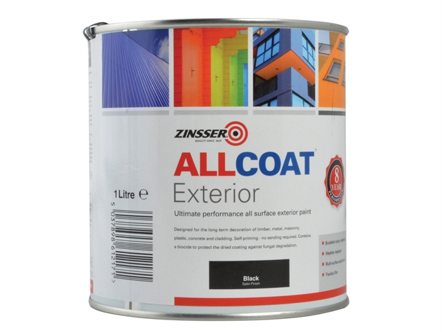 Zinsser ALLCOAT® Exterior Black Primer / Finish 1 Litre