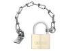 ABUS Chain Attachment Set For 30-50 mm Padlock 1