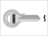 ABUS T84/40 40mm Left Hand Key Blank 08682 1