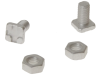 ALM Manufacturing GH004 Square Glaze Bolts & Nuts x 20 1