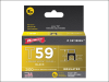 Arrow T59 Insulated Staples Black 6 x 8mm Box 300 1