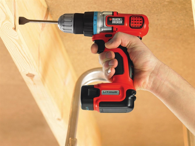 Black & Decker EGBL108K Compact Drill Driver 10.8 Volt 1 x 1.3Ah Li-Ion 10.8V 2