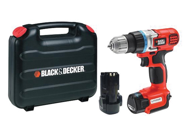 Black & Decker EGBL108K Compact Drill Driver 10.8 Volt 1 x 1.3Ah Li-Ion 10.8V 4