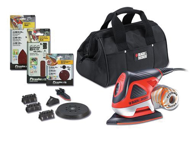 Black & Decker KA 270SB 4-in-1 Sander + Softbag + Accessories 240 Volt 240V 2