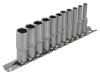 BlueSpot Tools Deep Socket Set of 11 Metric 1/4in Square Drive 2