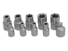 BlueSpot Tools Torx Socket Set of 10 1/4 & 3/8in Drive 2