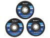 BlueSpot Tools Sanding Flap Disc Set 3 Piece 115mm (4.1/2in) 1