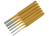 BlueSpot Tools Gold Pin Punch Set of 6 2