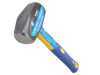 BlueSpot Tools Fibreglass Club Hammer 1.13kg (2.1/2lb) 1