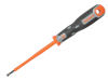 Bahco Tekno+ VDE Screwdriver Slotted Tip 4.0mm x 100mm 1