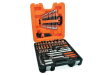 Bahco S103 Socket & Spanner Set of 103 Metric 1/4in &1/2in Dynamic Drive 1