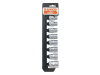 Bahco S17SP Socket Set of 16 Metric + Rail 1/2in Drive 1