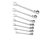 Britool Set of 7 Ratchet Combination Spanners 8-19mm 1