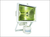 Byron ES400W Halogen Floodlight with Motion Detector White 400 Watt 1