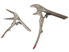 C H Hanson Automatic Locking Pliers Set of 2 180mm & 250mm Mixed Jaw 2