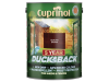 Cuprinol Ducksback 5 Year Waterproof for Sheds & Fences Autumn Brown 5 Litre 1