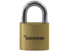 DEFENDER Brass Padlock 20mm Keyed Alike 1