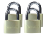 DEFENDER Aluminium Padlock Keyed Alike Quad Pack 40mm 1