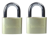 DEFENDER Aluminium Padlock Keyed Alike Twin Pack 40mm 1