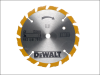 DEWALT Trim Saw Blade 136 x 10mm x 16T Fast Rip 1