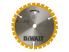 DEWALT Trimsaw Blades 136 x 10mm x 24T Fine Finish Wood Cut 1