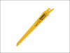 DEWALT Bi Metal Sabre Blade Splinter Free Cuts in Plaster 152mm Pack of 5 1