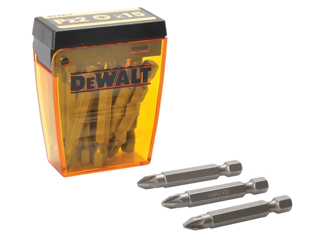 DEWALT DT7912 Flip Box of 15 Pozi No.2 Bits 1