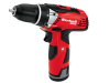 Einhell TE-CD 12LI Cordless Drill Driver 12 Volt 2 x 1.3Ah Li-Ion 12V 1