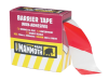 Everbuild Barrier Tape Red / White 72mm x 500m 1