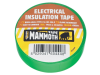 Everbuild Electrical Insulation Tape Green 19mm 33m 1