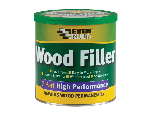 Everbuild Wood Filler High Performance 2 Part Teak 1.4kg 1