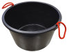 Faithfull Builders Bucket Black 40 Litre (9 Gall) 1