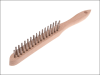 Faithfull 680/S2 Heavy-Duty Stainless Steel Scratch Brush - 2 Row 1