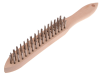 Faithfull 680/S3 Heavy-Duty Stainless Steel Scratch Brush - 3 Row 1