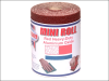 Faithfull Aluminium Oxide Paper Roll Red Heavy-Duty 115 mm x 10m 40g 1