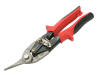 Faithfull Red Compound Aviation Snips Left Cut 250mm 1