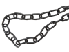 Faithfull Black Japanned Chain 5mm x 10m Box - Max Load 160kg 1