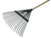 Faithfull Countryman Leaf Rake 22 Flat Tines 1