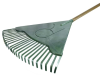 Faithfull Countryman Leaf Rake Plastic Head 1