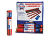 Faithfull Carpenters Pencils Red (12 x Tubes of 12 + Sharpener) 1