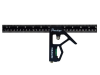 Faithfull Prestige Combination Square Black Aluminium 300mm (12in) 1