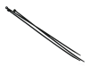 Faithfull Cable Ties Black 150mm x 3.6mm Pack of 100 1