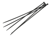 Faithfull Cable Ties Black 300mm X 4.8mm Pack of 100 1