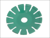 Faithfull Diamond Blade Green Concave Curve Cutting 115mm x 22.2mm 1